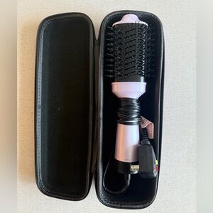 Purple Hair Dryer Blowout Brush with Case